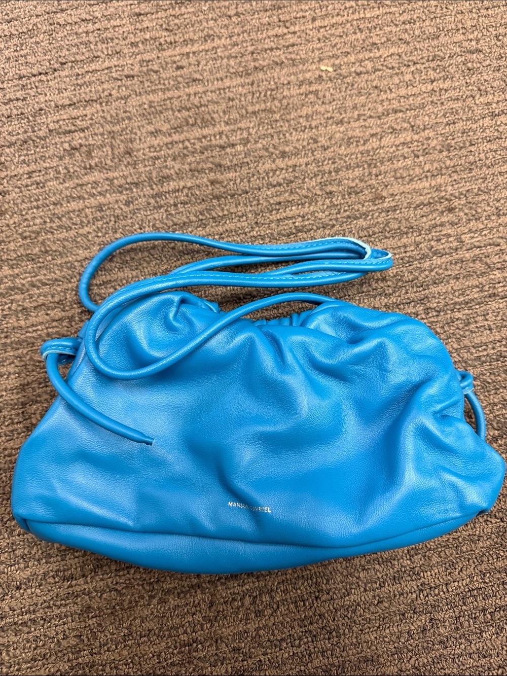 Mansur Gavriel Electric Blue Cloud Shoulder Bag